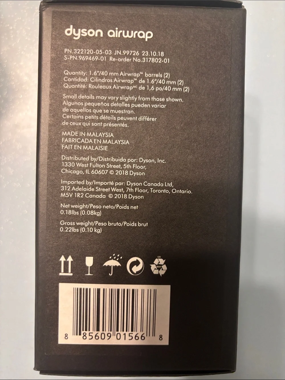 New Dyson Airwrap 1.6” Barrel Attachments
